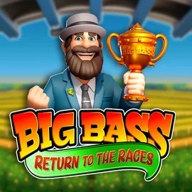 Big Bass Return to the Races logo – Slots by Pragmatic Play at Ice Casino