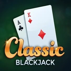 Classic Blackjack logo by Red Tiger Gaming at Ice Casino