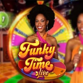 Official Live Casino logo: Funky Time by Evolution at Ice Casino